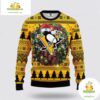 Pittsburgh Penguins Ugly Christmas Sweater Wreath NHL Fan Gift