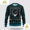 San Jose Sharks Grateful Dead Ugly Christmas Sweater NHL Fleece