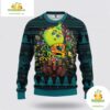 San Jose Sharks Ugly Christmas Sweater Grinch Hug NHL