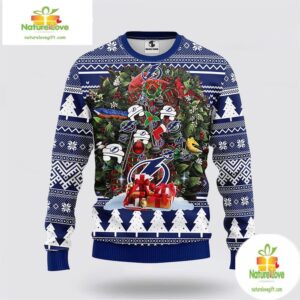 Tampa Bay Lightning Ugly Christmas Sweater Fleece NHL