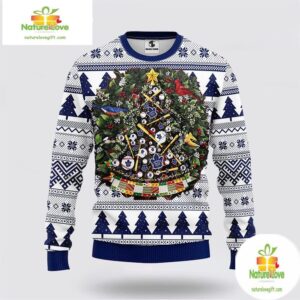 Toronto Maple Leafs Ugly Christmas Sweater Tree Ball Ornament