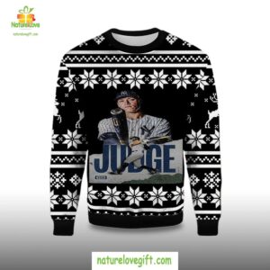 2025 Aaron Judge Yankees Ugly Christmas Sweater