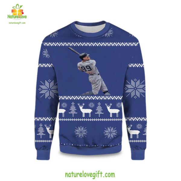 Aaron Judge Yankees Ugly Christmas Sweater 99
