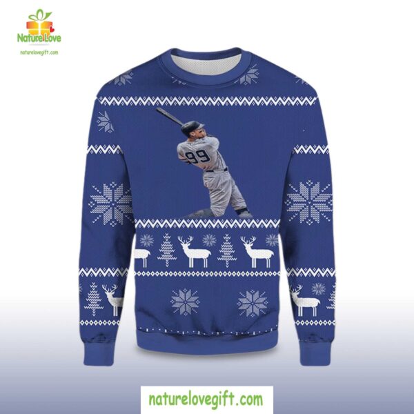 Aaron Judge Yankees Ugly Christmas Sweater 99