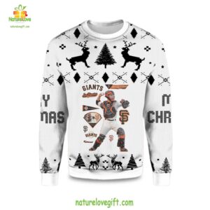 2025 Buster Posey San Francisco Giants Ugly Christmas Sweater