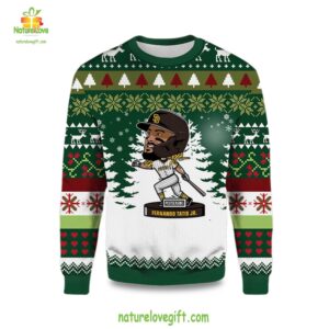 Fernando Tatis Jr Padres Ugly Christmas Sweater Postseason Edition