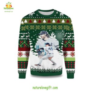 Gerrit Cole Yankees Ugly Christmas Sweater NY Baseball Fan Gift