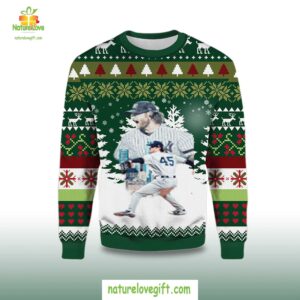 2025 Gerrit Cole New York Yankees Ugly Christmas Sweater