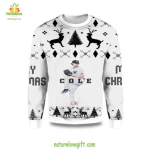 Gerrit Cole Yankees Ugly Christmas Sweater NY Yankees Fan Gift