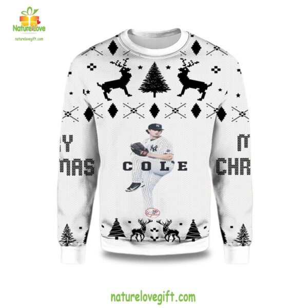 Gerrit Cole Yankees Ugly Christmas Sweater NY Yankees Fan Gift