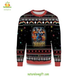 2025 Houston Astros World Series Champs Ugly Christmas Sweater