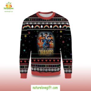 2025 Houston Astros World Series Champs Ugly Christmas Sweater