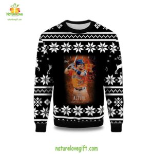 Jose Altuve Astros Ugly Christmas Sweater Houston Baseball