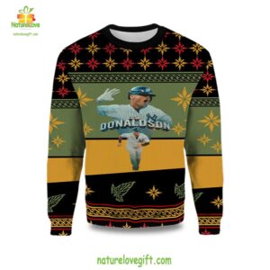 2025 Josh Donaldson New York Yankees Ugly Christmas Sweater