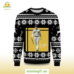 2025 Manny Machado San Diego Padres Ugly Christmas Sweater