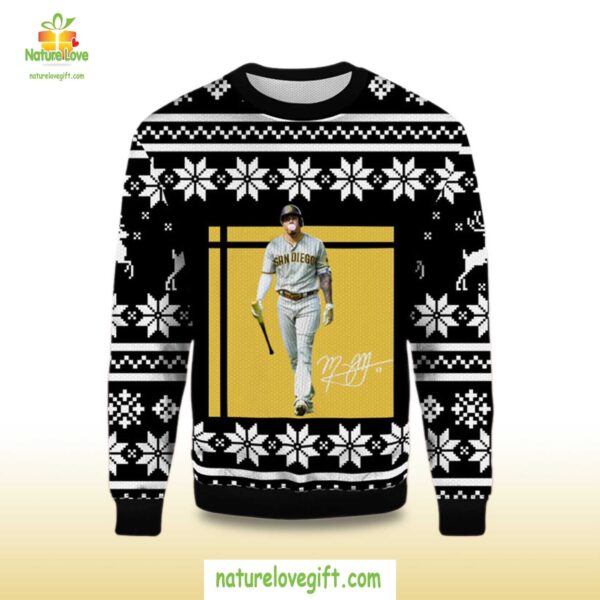 Manny Machado Padres Ugly Christmas Sweater MLB Fan Gift