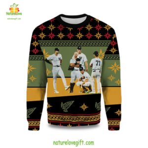 New York Yankees Ugly Christmas Sweater Holiday Fan Gift