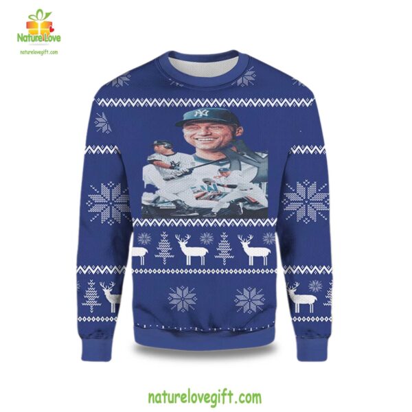 New York Yankees Ugly Christmas Sweater Holiday Gift Idea