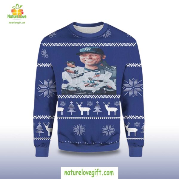 New York Yankees Ugly Christmas Sweater Holiday Gift Idea