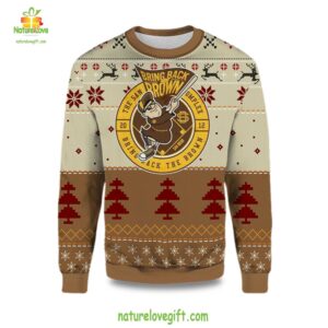 San Diego Padres Ugly Christmas Sweater Bring Back Brown