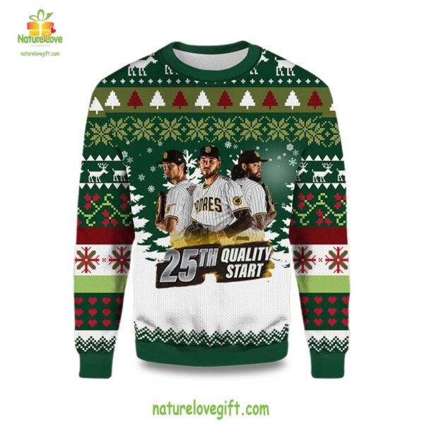San Diego Padres Ugly Christmas Sweater Crew Quality