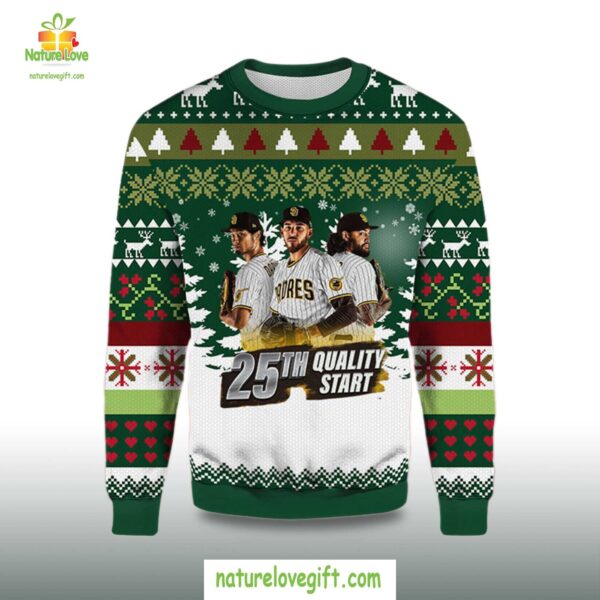 San Diego Padres Ugly Christmas Sweater Crew Quality