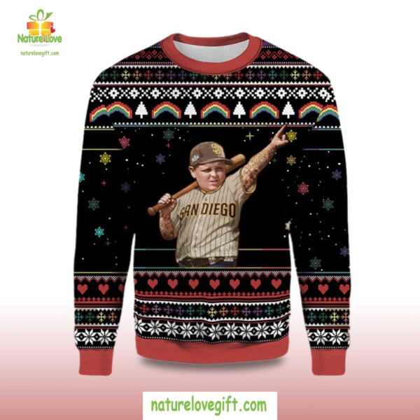 San Diego Padres Ugly Christmas Sweater for Kids LFGSD