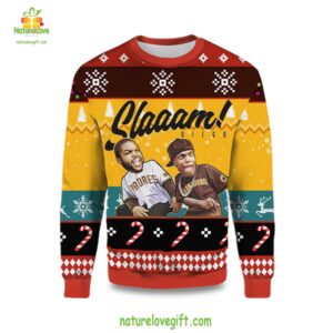 San Diego Padres Ugly Christmas Sweater Holiday Gift