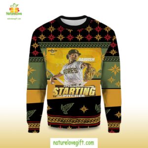 2025 Yu Davish San Diego Padres Ugly Christmas Sweater