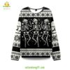 Skeleton Dance Christmas Sweater Ugly Holiday Sweatshirt