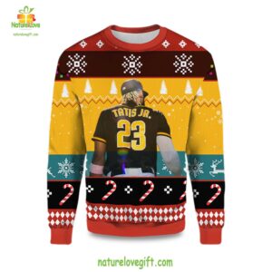 Tatis Jr 23 Padres Ugly Christmas Sweater San Diego MLB
