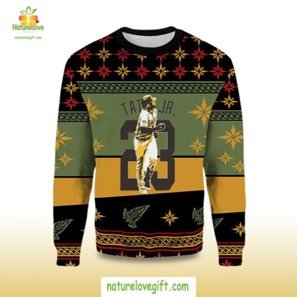 Tatis Jr Padres Ugly Christmas Sweater San Diego Fan Gift