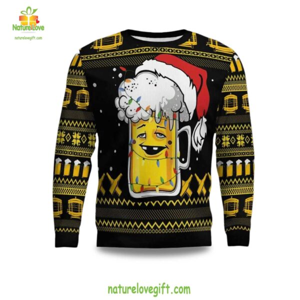 Ugly Christmas Sweater Beer Xmas Holiday Party Apparel