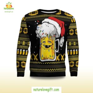 2025 Beer Xmas Ugly Christmas Sweater