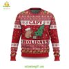 Ugly Christmas Sweater Capy Holidays Festive Holiday Pullover