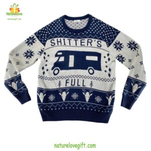 Ugly Christmas Sweater Griswold Shitters Full Holiday Design