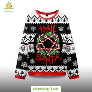 2025 Hail Santa Ugly Christmas Sweater