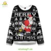 Ugly Christmas Sweater Merry Shitmas Holiday Humor Design