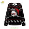 Ugly Christmas Sweater Skulls and Chains Holiday Design