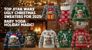 Top Star Wars Ugly Christmas Sweaters for 2025 Baby Yoda Holiday Magic!