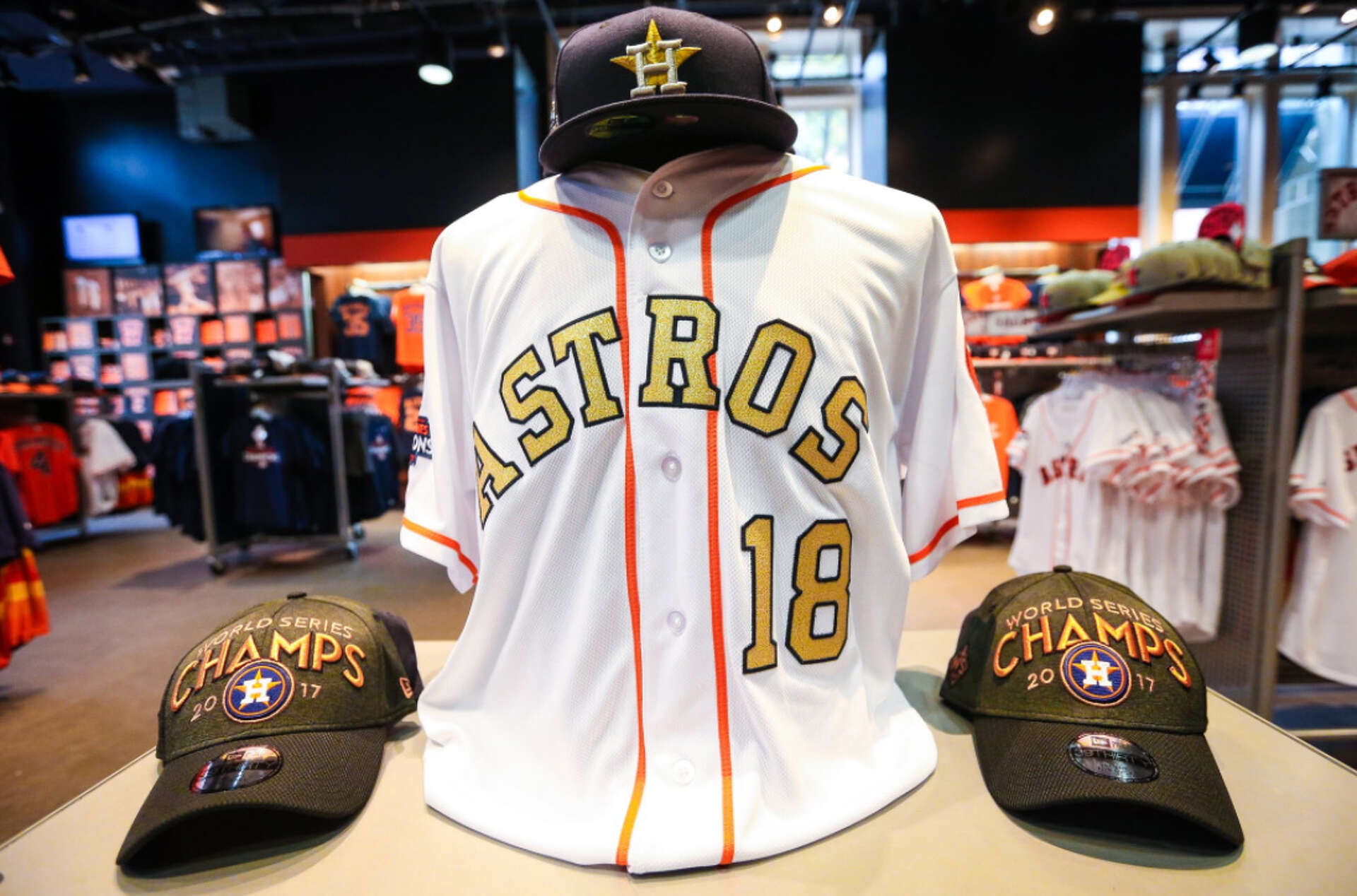 Astros to wear special gold jerseys to celebrate World Series