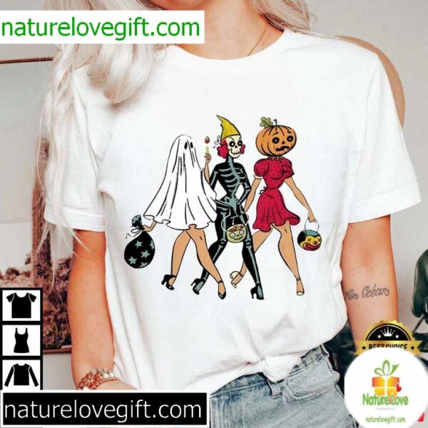 90s Ghost Halloween T-Shirt Vintage Retro Spooky Tee