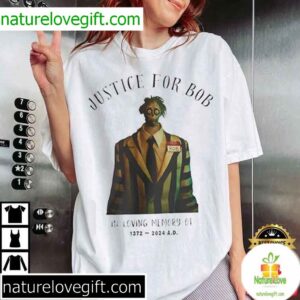 Beetlejuice Halloween T-Shirt Justice For Bob In Loving Memory