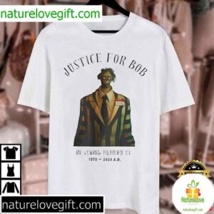 Beetlejuice In Loving Memory Justice For Bob Halloween T Shirt (2)