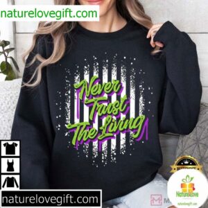 Beetlejuice Never Trust The Living Halloween T Shirt (3)