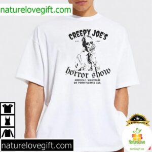 Biden Halloween T-Shirt Creepy Joe Horror Show Design