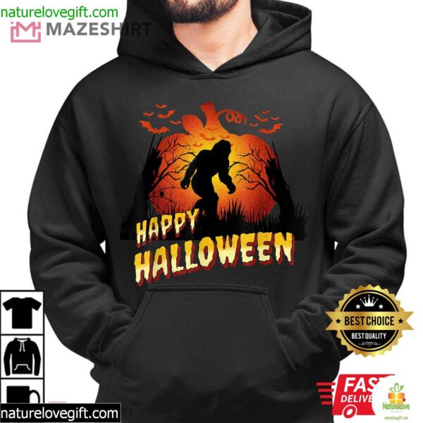 Bigfoot Halloween T-Shirt Best Design for Fans