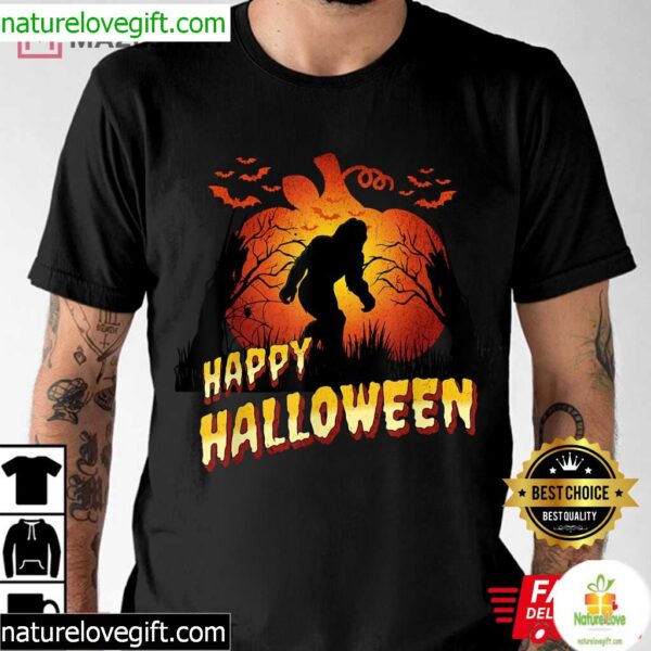 Bigfoot Halloween T-Shirt Best Design for Fans