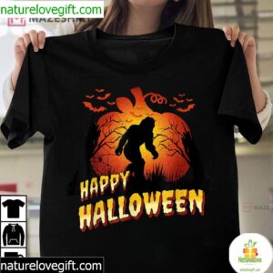A Bigfoot Halloween Best T Shirt 4