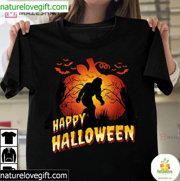 Bigfoot Halloween T-Shirt Best Design for Fans
